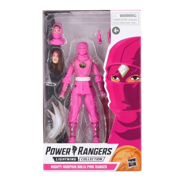 Power Rangers Lightning Collection Mighty Morphin Ninja Pink Ranger Action Fig - Picture 1 of 3